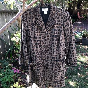 Vintage Alfani Silk Trench Coat